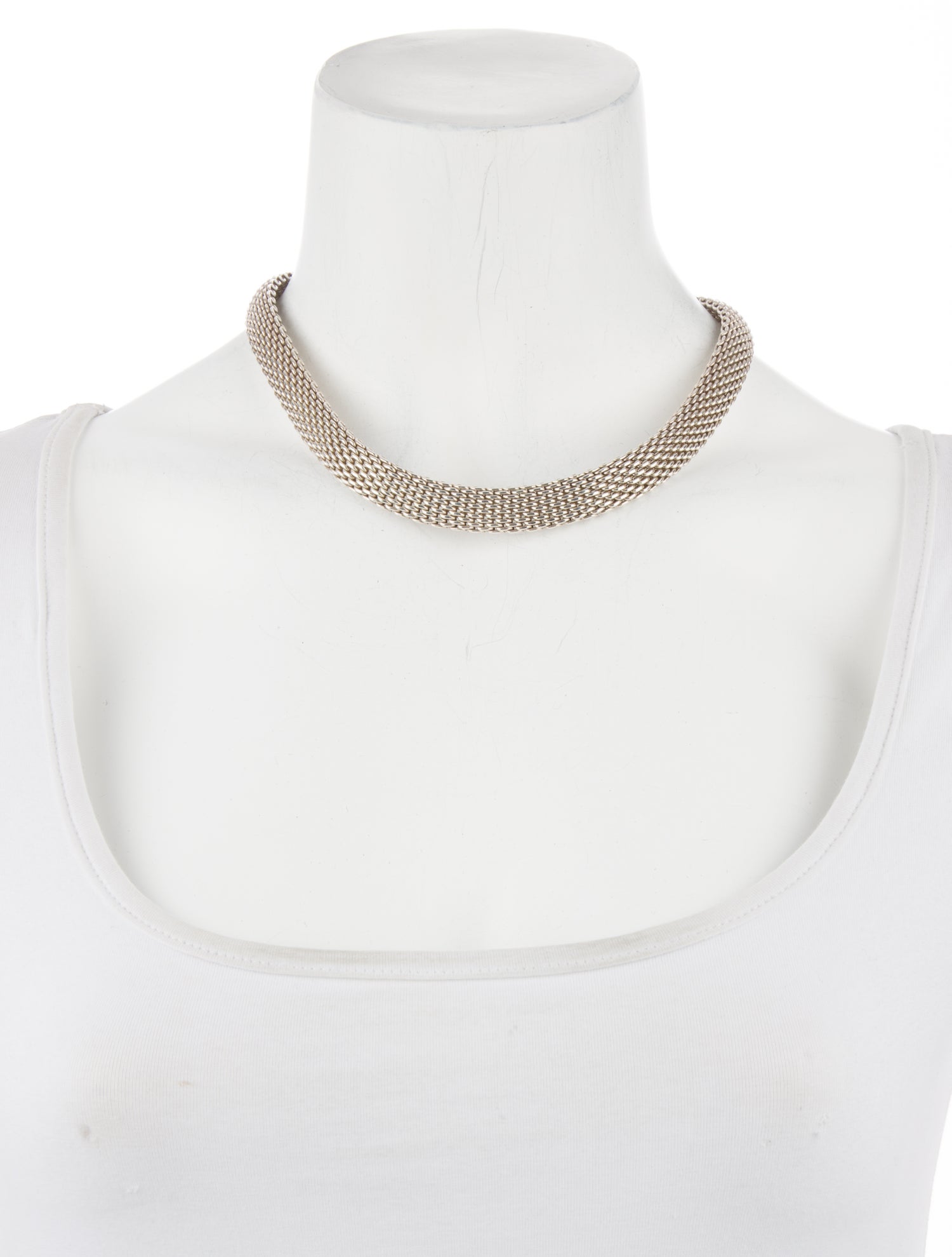 Tiffany & Co. Somerset Mesh Collar Necklace